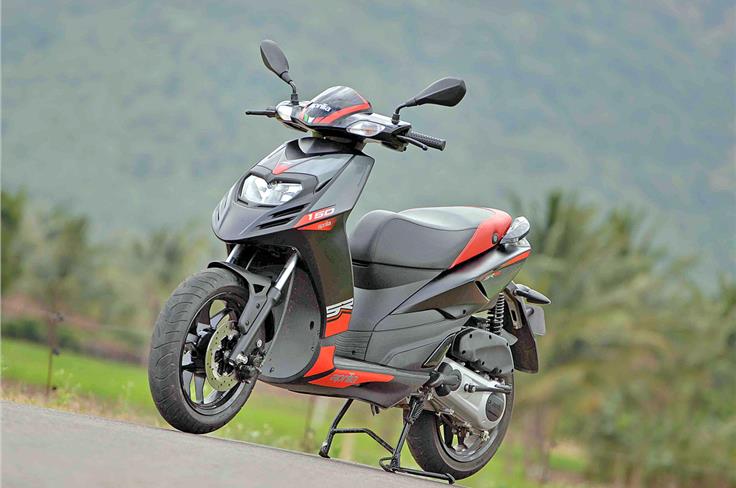 The SR150 is derived from the European from the SR Motard 125. But, with 95% localisation it is properly Made-In-India.  
